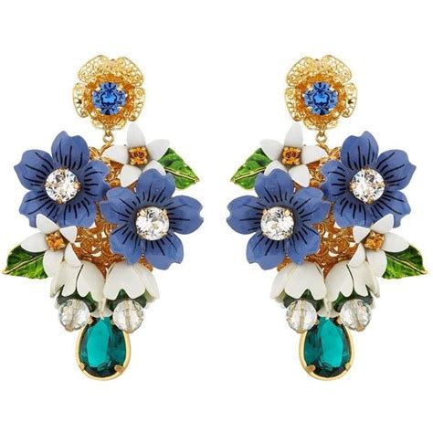 dolce gabbana flower earrings|d&g earrings.